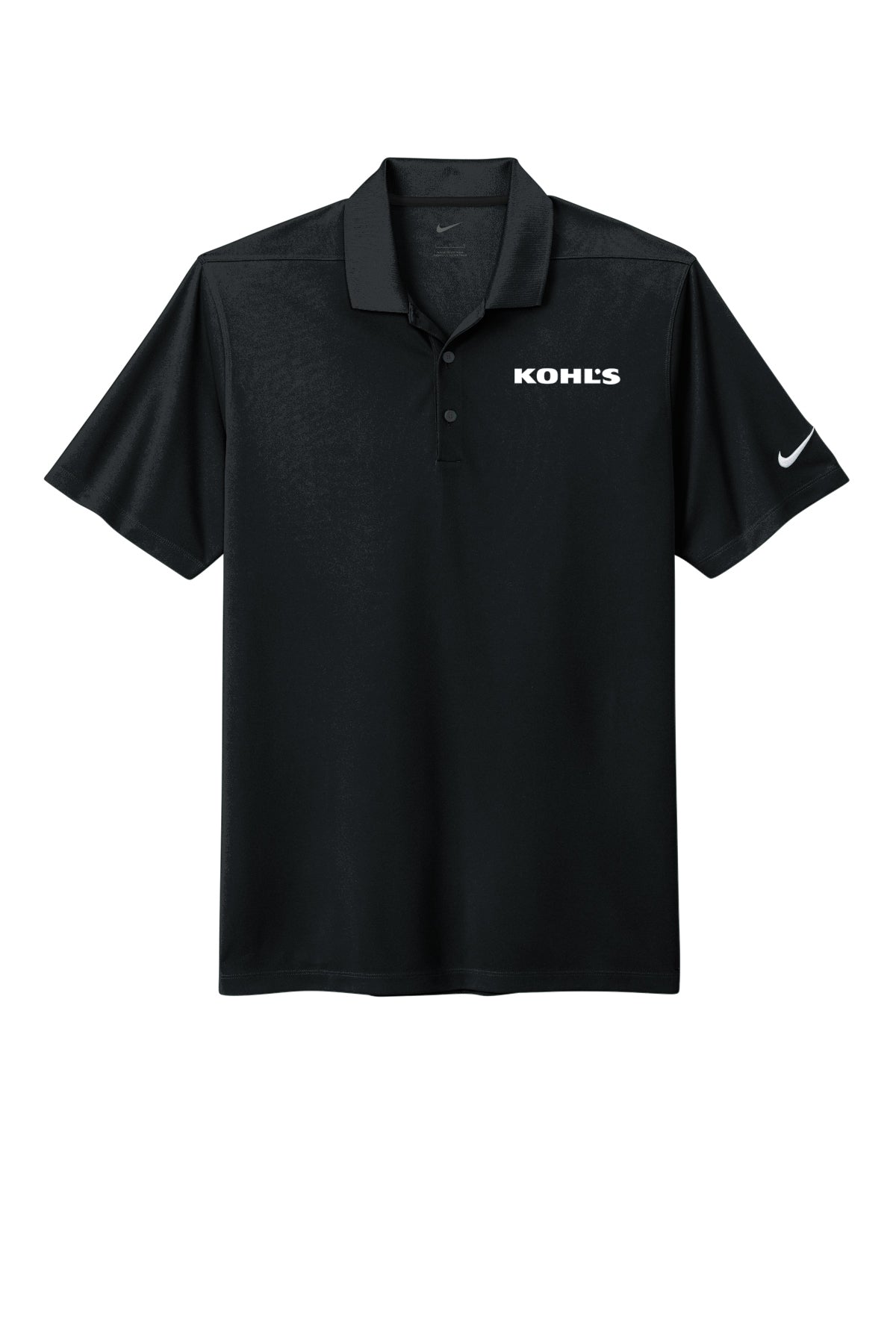 Mens KLM Nike Dri-Fit 2.0 Pique Polo Black