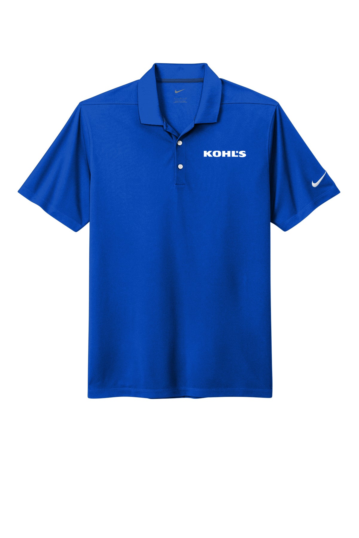 Mens KLM Nike Dri-Fit 2.0 Pique Polo Blue