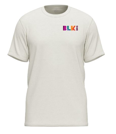 BLACK BRG TEE- Ice Vanilla