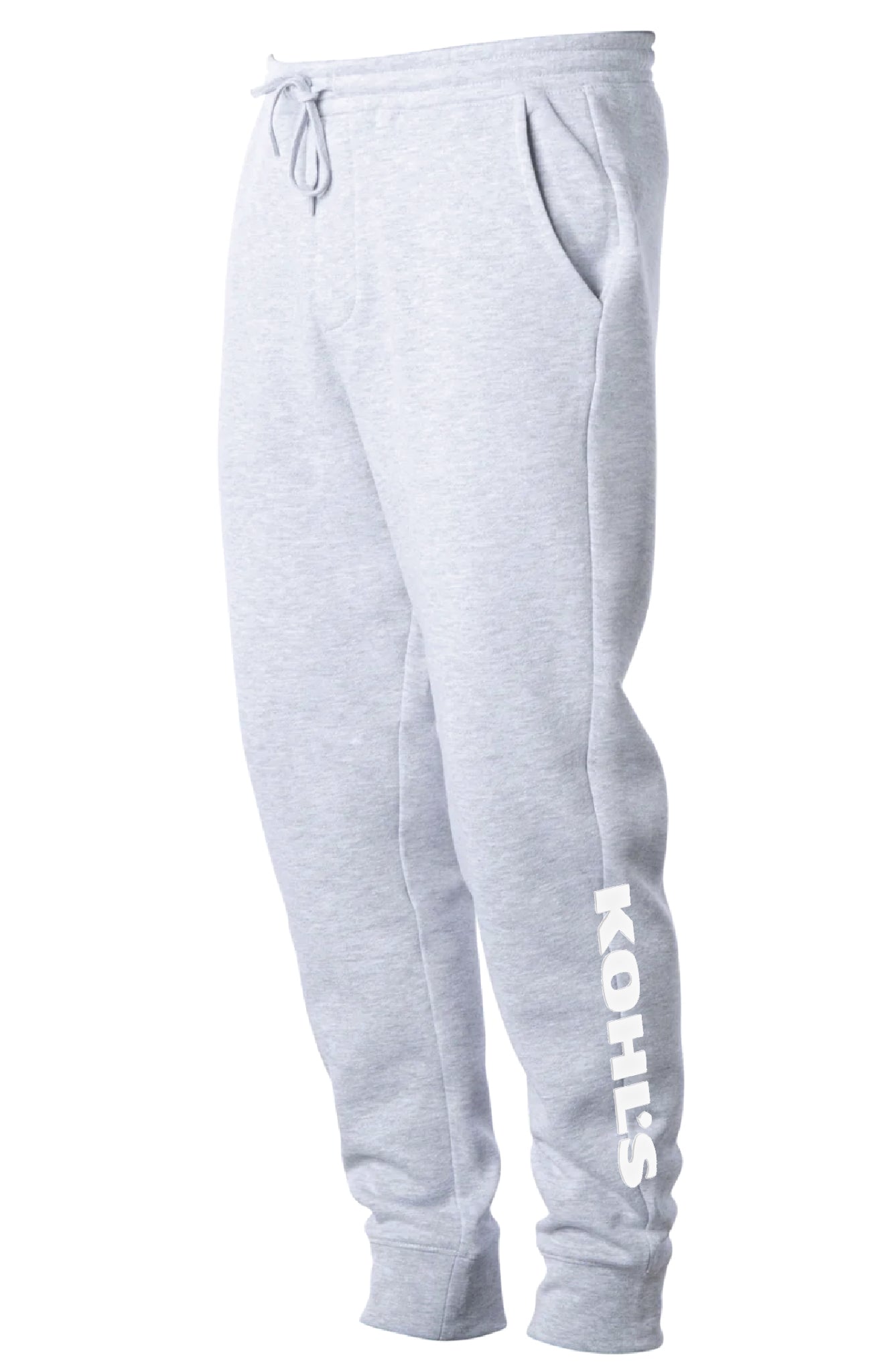 KLM Unisex Joggers Grey Heather- Kohl's White Logo