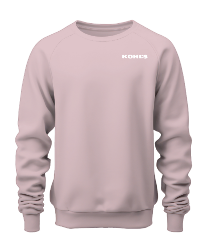 KLM Brush Logo Sweatshirt LIGHT PINK