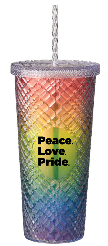 KLM Pride Rainbow Sparkle Tumbler