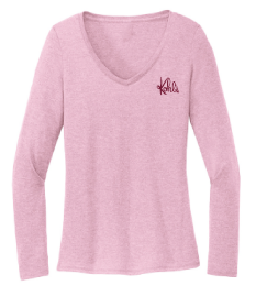 KLM Script Logo Women's LS Wisteria Heather